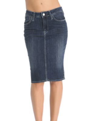 SKIRT BASIC STRETCH DENIM