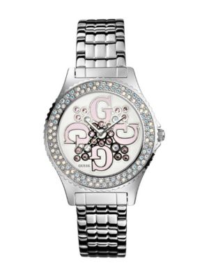 SILVER STEEL BRACELET WATCH
