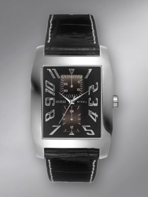 BROWN LEATHER STRAP WATCH