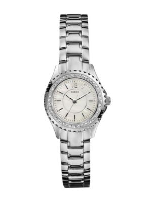 SILVER STEEL BRACELET WATCH